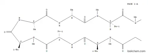 Molecular Structure of 63775-95-1 (Cyclosporin B)