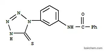 Molecular Structure of 63967-10-2 (N-(3-(5-MERCAPTO-1H-TETRAZOL-1-YL)PHENYL)BENZAMIDE)