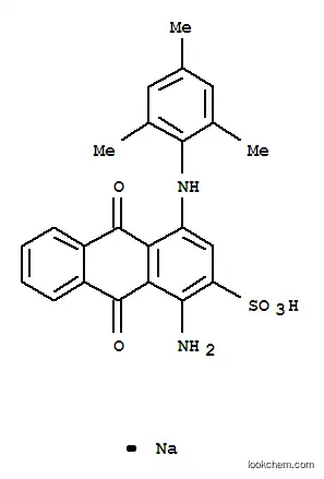 2-Anthracenesulfonicacid, 1-amino-9,10-dihydro-9,10-dioxo-4-[(2,4,6-trimethylphenyl)amino]-, sodiumsalt (1:1)