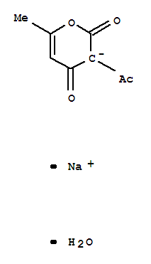 2H-Pyran-2,4(3H)-dione,3-acetyl-6-methyl-, ion(1-), sodium, monohydrate (9CI)(64039-28-7)