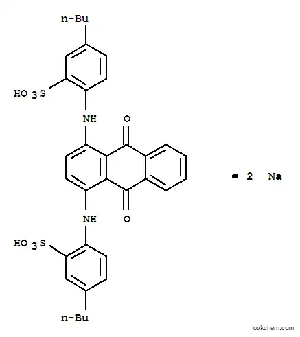 Molecular Structure of 6408-57-7 (ACID GREEN 27 (C.I. 61580))