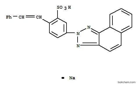 Molecular Structure of 6416-68-8 (sodium 4-(2H-naphtho[1,2-d]triazol-2-yl)stilbene-2-sulphonate)