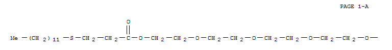 1,11-(3,6,9-trioxaundecyl) bis-3-(dodecylthio) propionate
