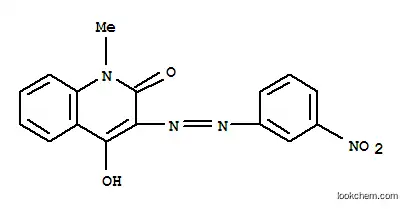 Molecular Structure of 6439-53-8 (4-hydroxy-1-methyl-3-[(3-nitrophenyl)azo]-2-quinolone)