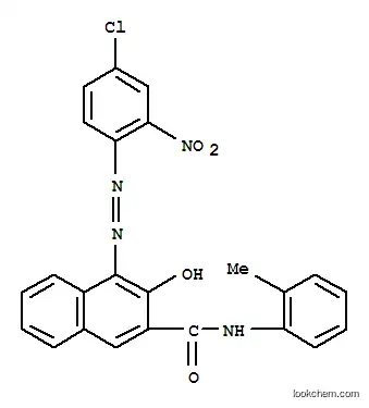 Molecular Structure of 6471-50-7 (4-[(4-chloro-2-nitrophenyl)azo]-3-hydroxy-N-(2-methylphenyl)naphthalene-2-carboxamide)