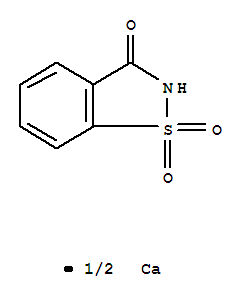 1,2-Benzisothiazol-3(2H)-one,1,1-dioxide, calcium salt (2:1)(6485-34-3)