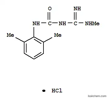 Molecular Structure of 65009-35-0 (1-(2,6-dimethylphenyl)-3-[imino(methylamino)methyl]uronium chloride)