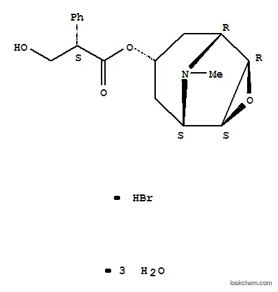 Molecular Structure of 6533-68-2 (SCOPOLAMINE HYDROBROMIDE TRIHYDRATE)