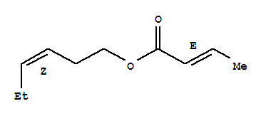 2-Butenoic acid,(3Z)-3-hexen-1-yl ester, (2E)-(65405-80-3)