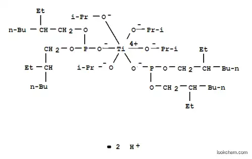 Molecular Structure of 65460-52-8 (Tetraisopropyl di(dioctylphosphate) titanate)