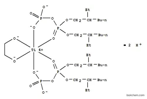 Molecular Structure of 65467-75-6 (Di(dioctylpyrophosphato) ethylene titanate)