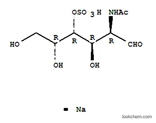Molecular Structure of 660839-03-2 (N-Acetyl-D-galactosamine-4-O-sulphatesodiumsalt)