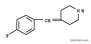 Molecular Structure of 661452-53-5 (4-[(4-Fluorophenyl)methylene]piperidine)