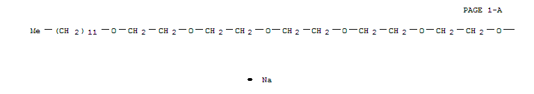 3,6,9,12,15,18,21,24,27,30,33,36-Dodecaoxaoctatetracontan-1-ol,1-(hydrogen sulfate), sodium salt (1:1)