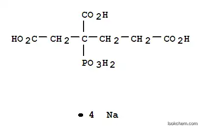 Molecular Structure of 66669-53-2 (Tetrasodium hydrogen 2-phosphonatobutane-1,2,4-tricarboxylate)