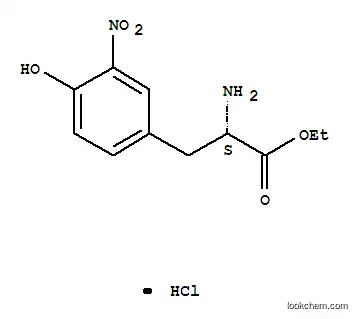 Molecular Structure of 66737-54-0 (3-NITRO-L-TYROSINE ETHYL ESTER HYDROCHLORIDE)