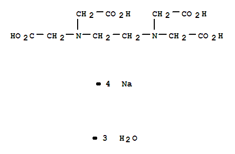 Glycine,N,N'-1,2-ethanediylbis[N-(carboxymethyl)-, tetrasodium salt, trihydrate (9CI)(67401-50-7)