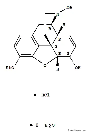 Molecular Structure of 6746-59-4 (Ethylmorphine hydrochloride dihydrate)