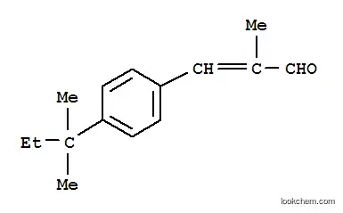 Molecular Structure of 67468-55-7 (3-[4-(1,1-Dimethylpropyl)phenyl]-2-methyl-2-propenal)