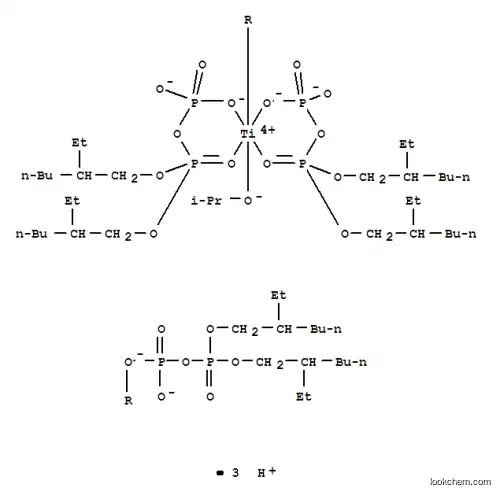 Molecular Structure of 67691-13-8 (Isopropyl tri(dioctylpyrophosphate) titanate)