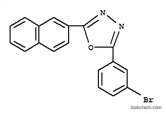 Molecular Structure of 68047-41-6 (2-(3-BROMOPHENYL)-5-(2-NAPHTHYL)-1,3,4-OXADIAZOLE)