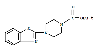 4-BENZO[D]THIAZOLE-2-YL-PIPERAZINE-1-CARBOXYLIC ACID TERT-BUTYL ESTERCAS