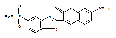 5-Benzoxazolesulfonamide,2-[7-(diethylamino)-2-oxo-2H-1-benzopyran-3-yl]-(68427-35-0)