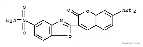 Molecular Structure of 68427-35-0 (FLUORESCENT YELLOW AA223)