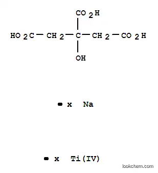 Molecular Structure of 68959-15-9 (citric acid, sodium titanium salt)