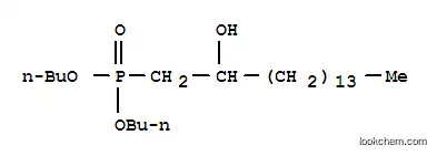 Molecular Structure of 68992-15-4 (dibutyl (2-hydroxyhexadecyl)phosphonate)