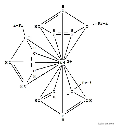 Molecular Structure of 69021-85-8 (TRIS(ISOPROPYLCYCLOPENTADIENYL)NEODYMIUM)
