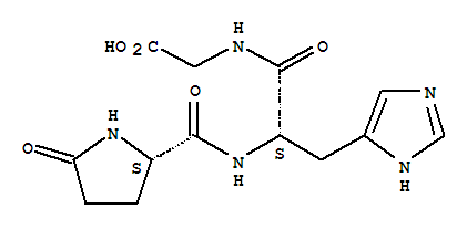 2-[[(2S)-3-(4H-imidazol-4-yl)-2-[[(2S)-5-oxopyrrolidine-2-carbonyl]amino]propanoyl]amino]acetic acid