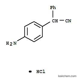 Molecular Structure of 69833-17-6 ((4-AMINOPHENYL)PHENYLACETONITRILE HYDROCHLORIDE,97%)