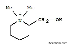 Molecular Structure of 7013-15-2 (2-hydroxymethyl-N,N-dimethylpiperidinium)