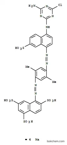 Molecular Structure of 70210-17-2 (tetrasodium 5-[[4-[[4-[(4-amino-6-chloro-1,3,5-triazin-2-yl)amino]-7-sulphonato-1-naphthyl]azo]-2,5-dimethylphenyl]azo]naphthalene-1,3,6-trisulphonate)