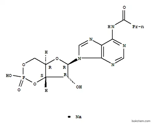 Molecular Structure of 70253-67-7 (6-MB-CAMP SODIUM SALT)
