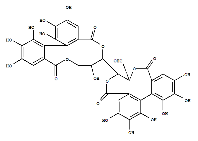 D-Glucose, cyclic2,3:4,6-bis[(1S)-4,4',5,5',6,6'-hexahydroxy[1,1'-biphenyl]-2,2'-dicarboxylate]