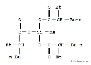 Molecular Structure of 70682-61-0 (methylsilylidyne tris(2-ethylhexanoate))