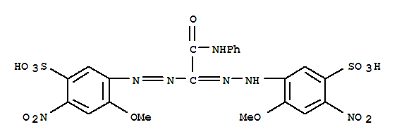 1,5-BIS(2-METHOXY-4-NITRO-5-SULFOPHENYL)-3-((PHENYLAMINO)CARBONYL)FORMAZANCAS