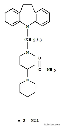 Molecular Structure of 7075-03-8 (carpipramine dihydrochloride)