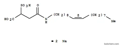 Molecular Structure of 70904-60-8 (disodium (Z)-4-(9-octadecenylamino)-4-oxo-2-sulphonatobutyrate)