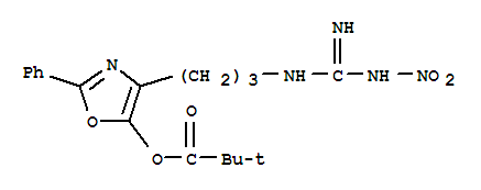2-PHENYL-4-(3-(N-NITROGUANIDINO)PROPYL)-5-PIVALOYLOXYOXAZOLE