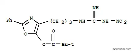 Molecular Structure of 71162-59-9 (2-phenyl-4-(3-(N-nitroguanidino)propyl)-5-pivaloyloxyoxazole)