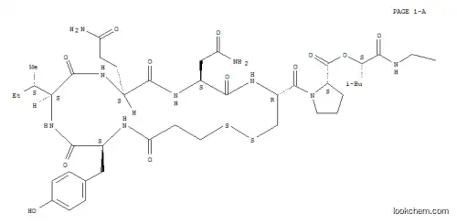 Molecular Structure of 71375-94-5 (oxytocin, deamino-(8-alpha-hydroxyisocaproic acid)-)