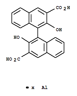 [1,1'-Binaphthalene]-3,3'-dicarboxylicacid, 2,2'-dihydroxy-, aluminum salt (1: )
