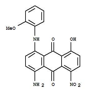 9,10-Anthracenedione,1-amino-5-hydroxy-4-[(2-methoxyphenyl)amino]-8-nitro-