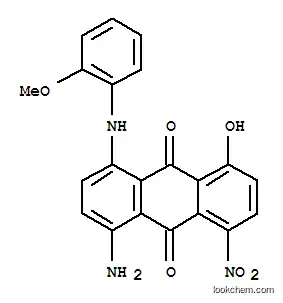 Molecular Structure of 71412-38-9 (1-amino-5-hydroxy-4-[(2-methoxyphenyl)amino]-8-nitroanthraquinone)