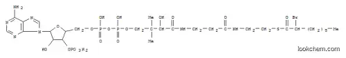 Molecular Structure of 71605-35-1 (2-bromooctanoyl-coenzyme A)