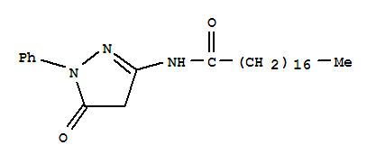 1-PHENYL-3-OCTA-DECANAMIDO-PYRAZOLINE-5-ONE