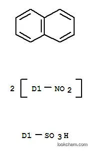 Molecular Structure of 71873-00-2 (dinitronaphthalenesulphonic acid)